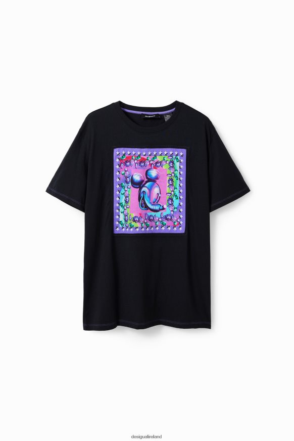 Desigual Women Oversize Mickey Mouse T-shirt Clothing PFVZ0B79