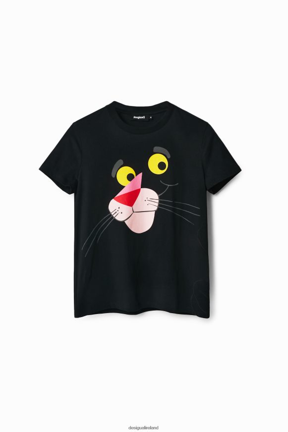 Desigual Women Pink Panther T-shirt Clothing PFVZ0B964