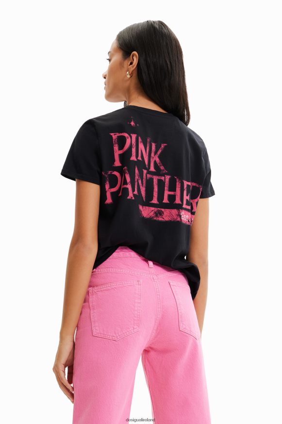Desigual Women Pink Panther contrast T-shirt Clothing PFVZ0B935