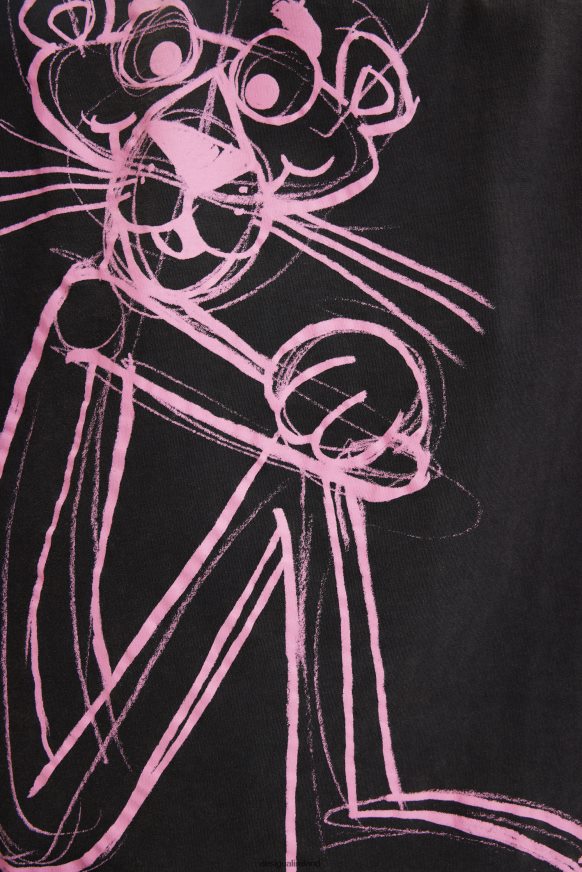 Desigual Women Pink Panther sleeveless T-shirt Clothing PFVZ0B296