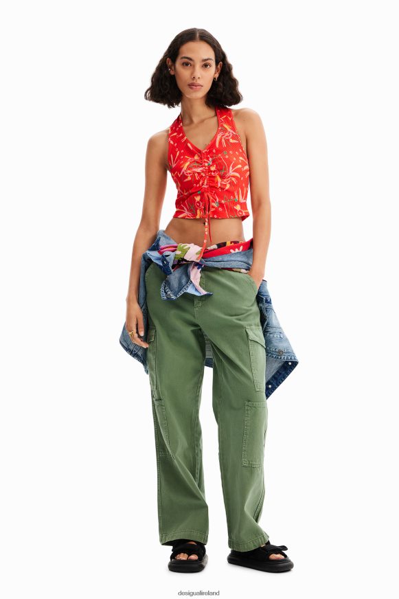 Desigual Women Short gathered top Clothing PFVZ0B388