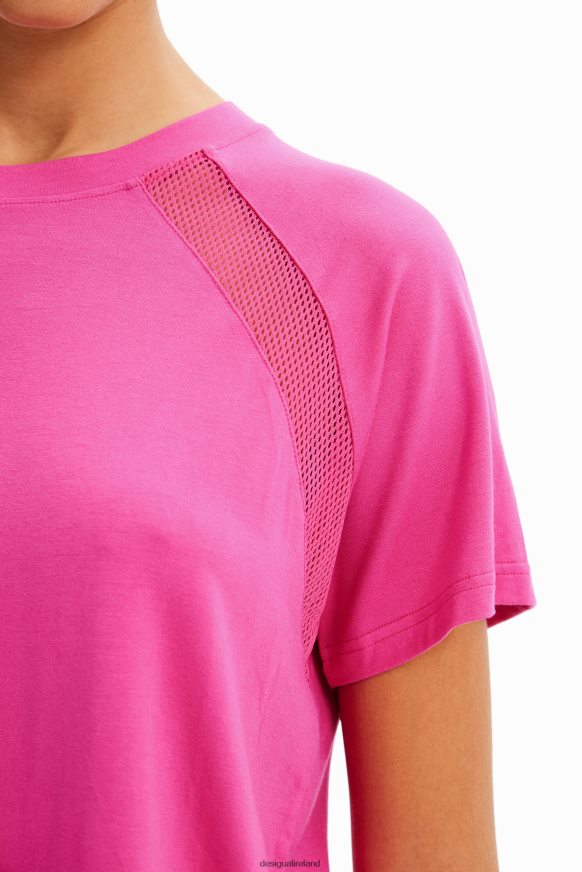 Desigual Women Short mesh sport T-shirt Clothing PFVZ0B664