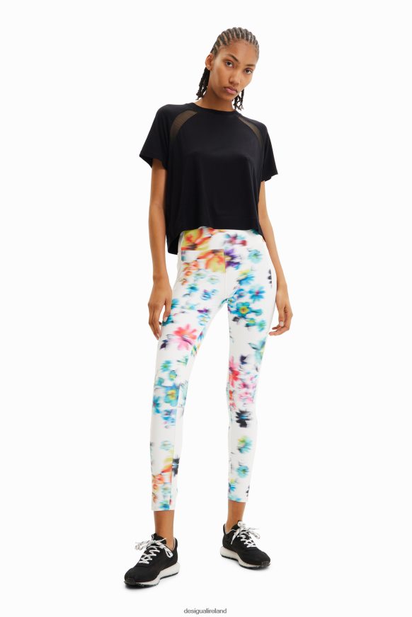 Desigual Women Short mesh sport T-shirt Clothing PFVZ0B690