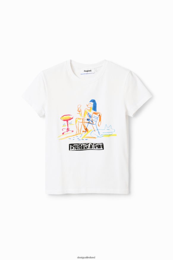 Desigual Women Short-sleeve illustration T-shirt Clothing PFVZ0B773