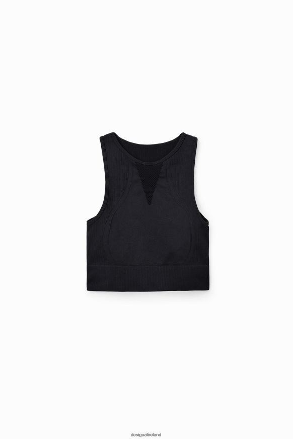 Desigual Women Short stretch sport top Clothing PFVZ0B674