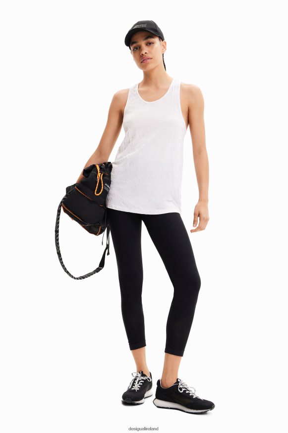 Desigual Women Sport logo vest top Clothing PFVZ0B689