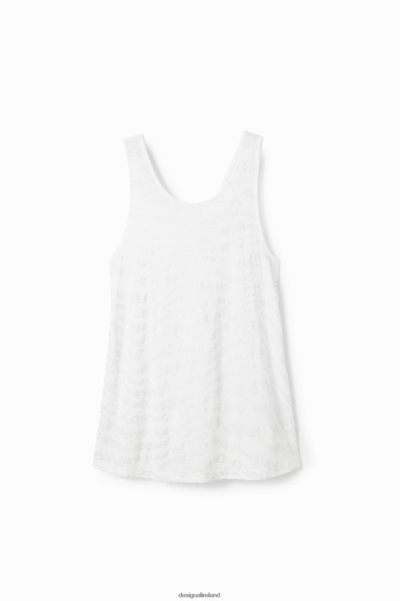 Desigual Women Sport logo vest top Clothing PFVZ0B689