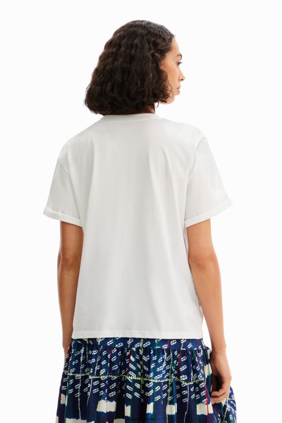 Desigual Women Stella Jean brutal T-shirt Clothing PFVZ0B867
