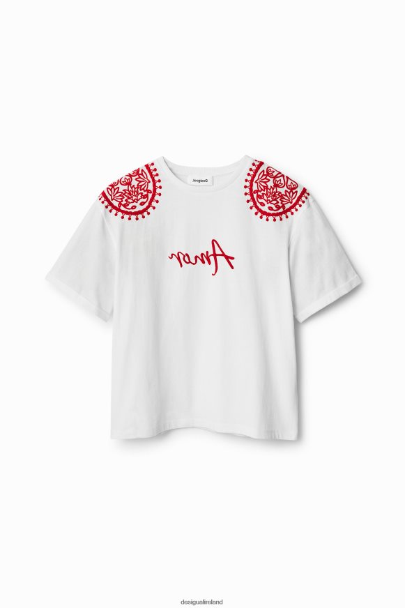Desigual Women Stella Jean embroidered T-shirt Clothing PFVZ0B930