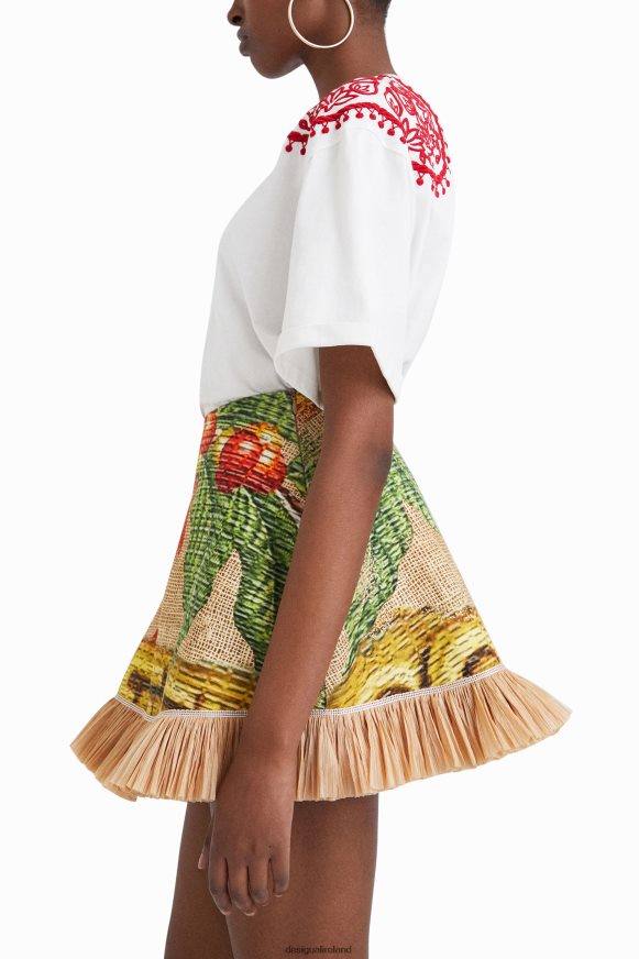 Desigual Women Stella Jean embroidered T-shirt Clothing PFVZ0B930