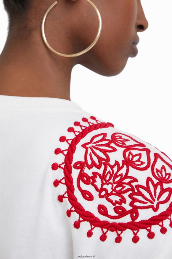 Desigual Women Stella Jean embroidered T-shirt Clothing PFVZ0B930