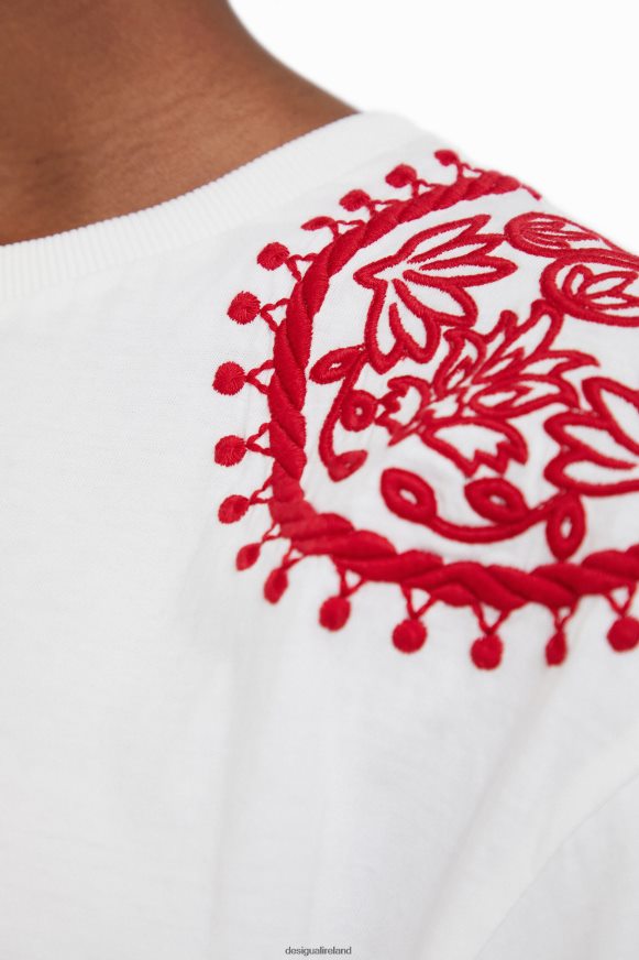 Desigual Women Stella Jean embroidered T-shirt Clothing PFVZ0B930