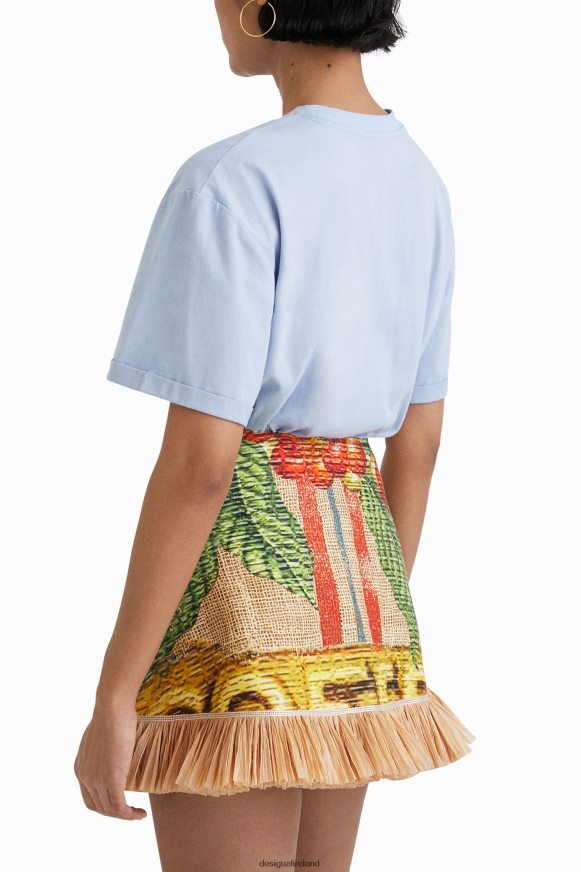 Desigual Women Stella Jean statue T-shirt Clothing PFVZ0B1100