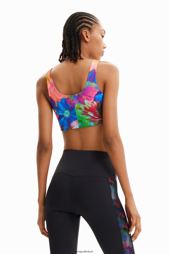 Desigual Women Floral sport top Clothing PFVZ0B314