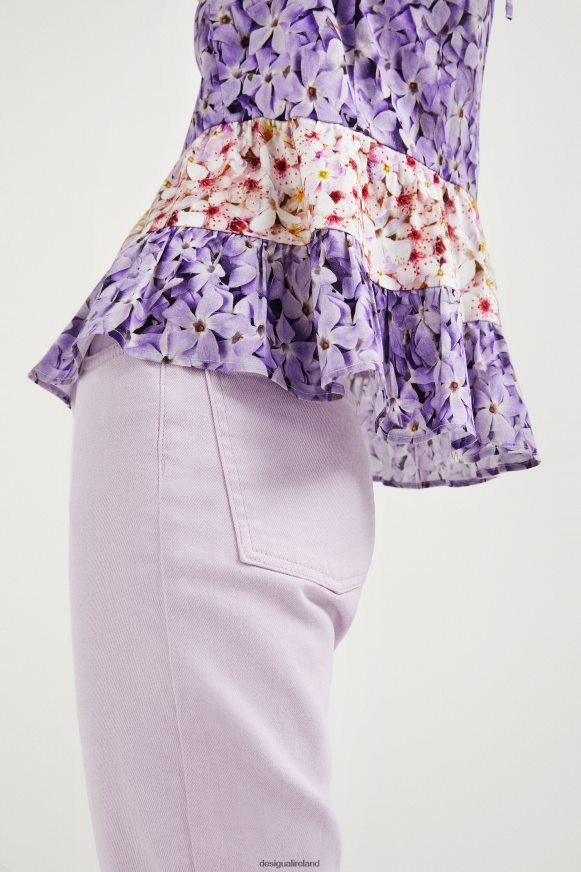 Desigual Women Floral strap top Clothing PFVZ0B769