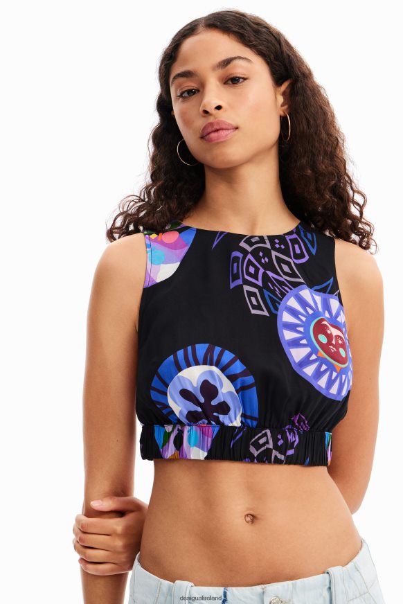 Desigual Women M. Christian Lacroix short top with straps Clothing PFVZ0B737