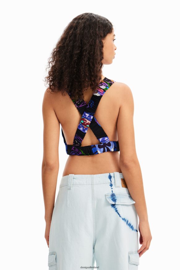 Desigual Women M. Christian Lacroix short top with straps Clothing PFVZ0B737