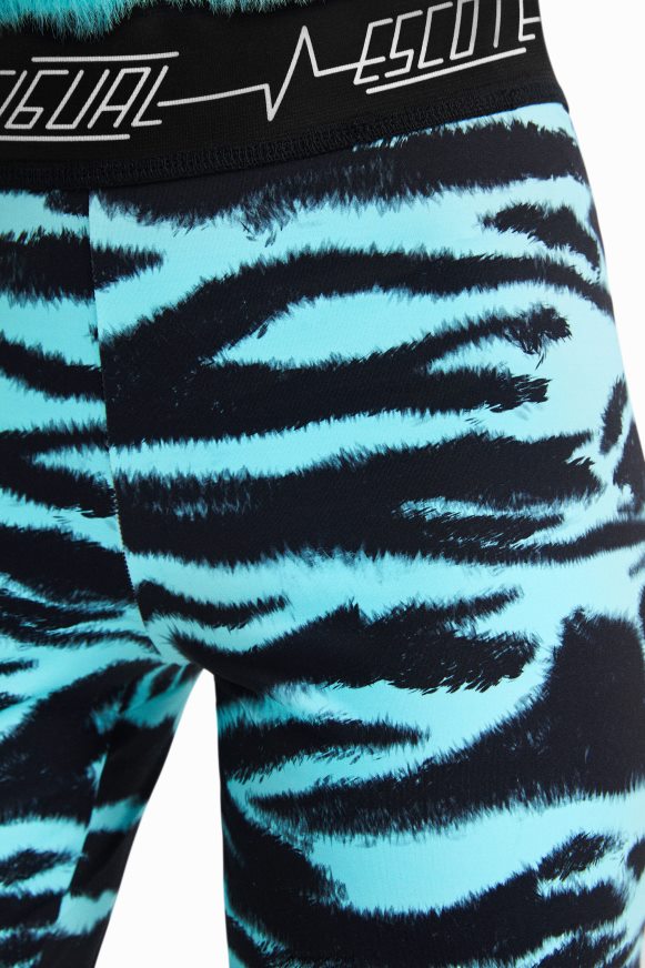 Desigual Women Animal print slim leggings Clothing PFVZ0B1051