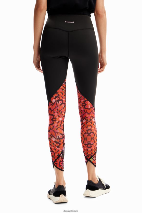 Desigual Women Butterfly sport leggings Clothing PFVZ0B78