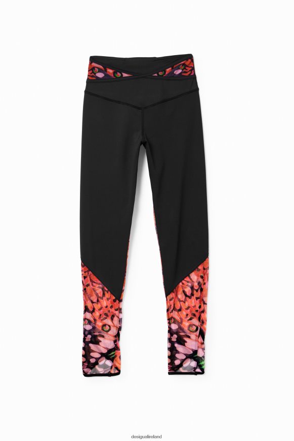Desigual Women Butterfly sport leggings Clothing PFVZ0B78