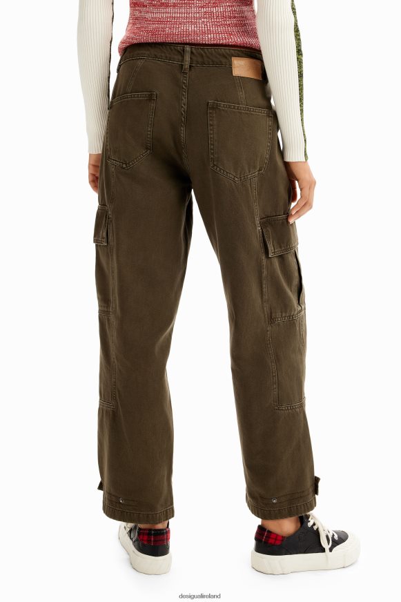 Desigual Women Cargo jeans Clothing PFVZ0B148