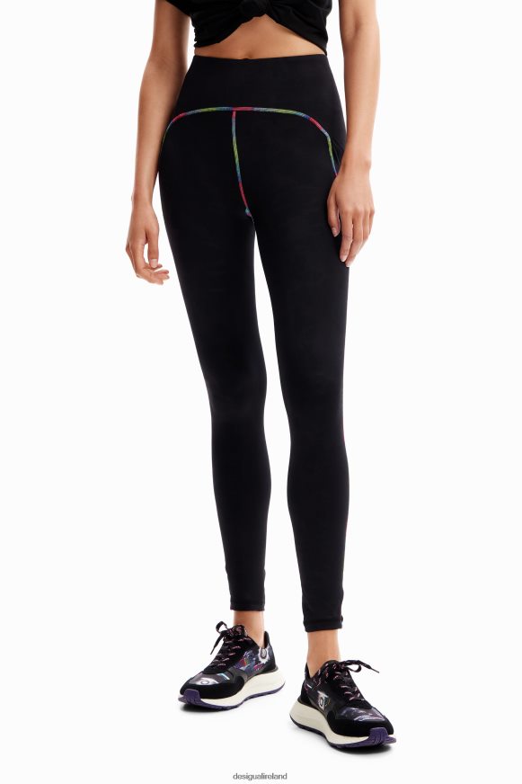 Desigual Women Contrasting sport leggings Clothing PFVZ0B193