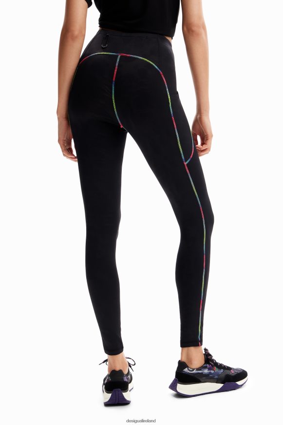 Desigual Women Contrasting sport leggings Clothing PFVZ0B193