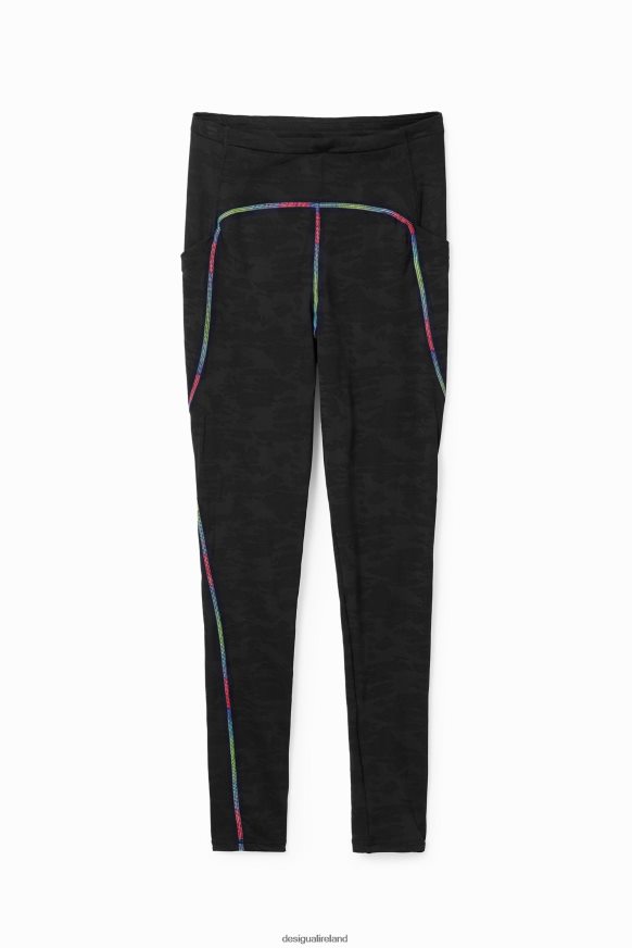Desigual Women Contrasting sport leggings Clothing PFVZ0B193