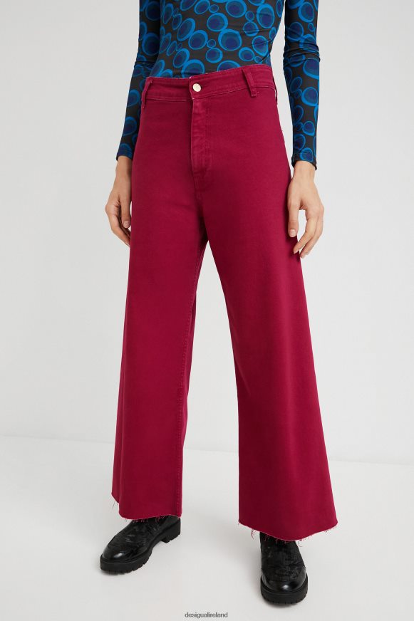 Desigual Women Cropped culotte jeans Clothing PFVZ0B735