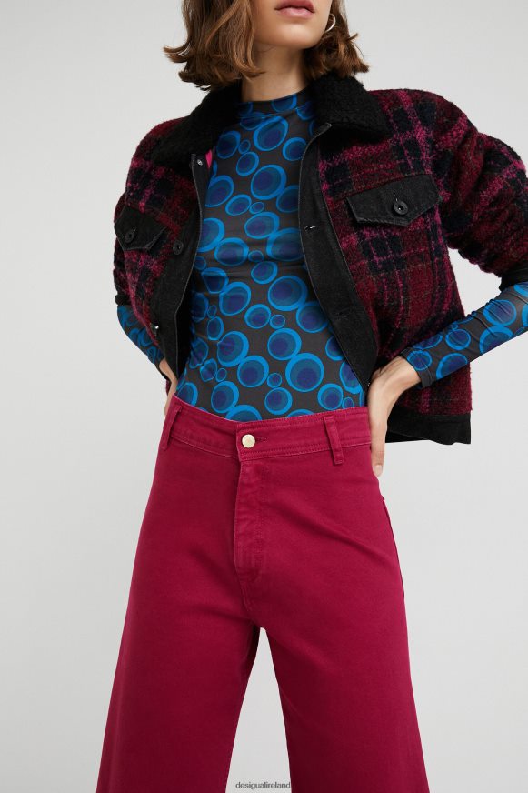 Desigual Women Cropped culotte jeans Clothing PFVZ0B735