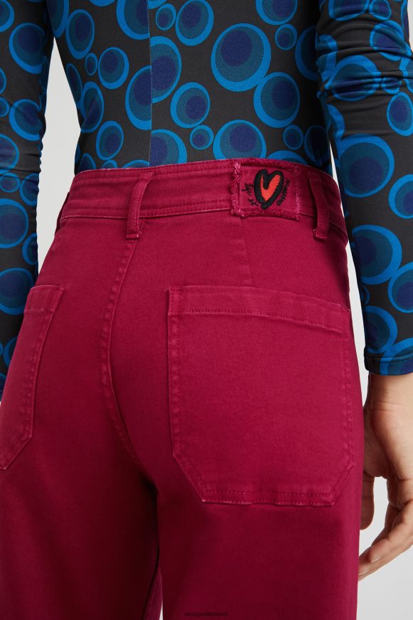Desigual Women Cropped culotte jeans Clothing PFVZ0B735