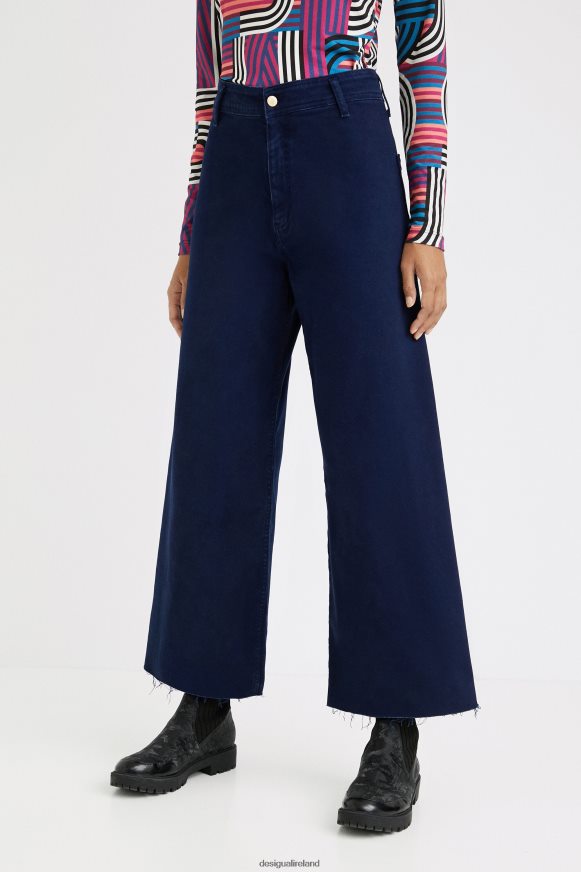 Desigual Women Cropped culotte jeans Clothing PFVZ0B813