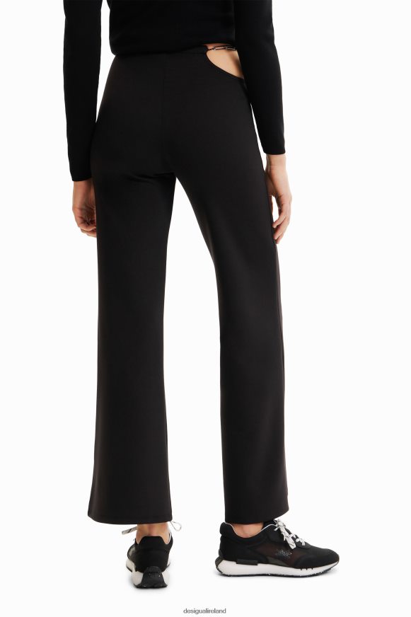 Desigual Women Cut-out chain trousers Clothing PFVZ0B353