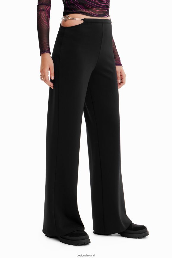 Desigual Women Cut-out chain trousers Clothing PFVZ0B687