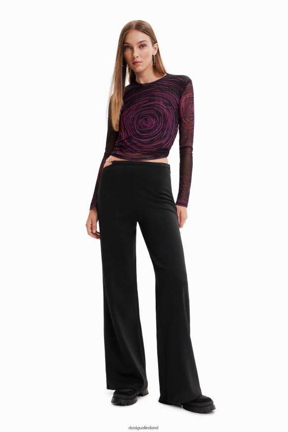 Desigual Women Cut-out chain trousers Clothing PFVZ0B687