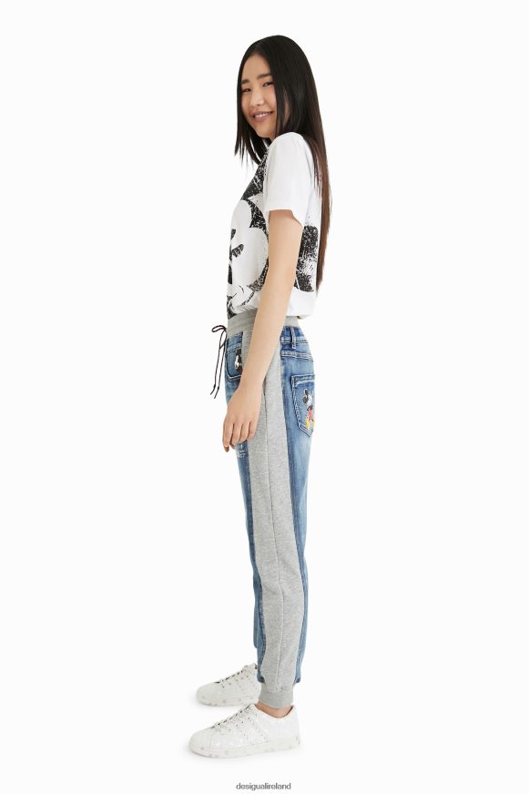 Desigual Women Disney's Mickey Mouse jogger jeans Clothing PFVZ0B3