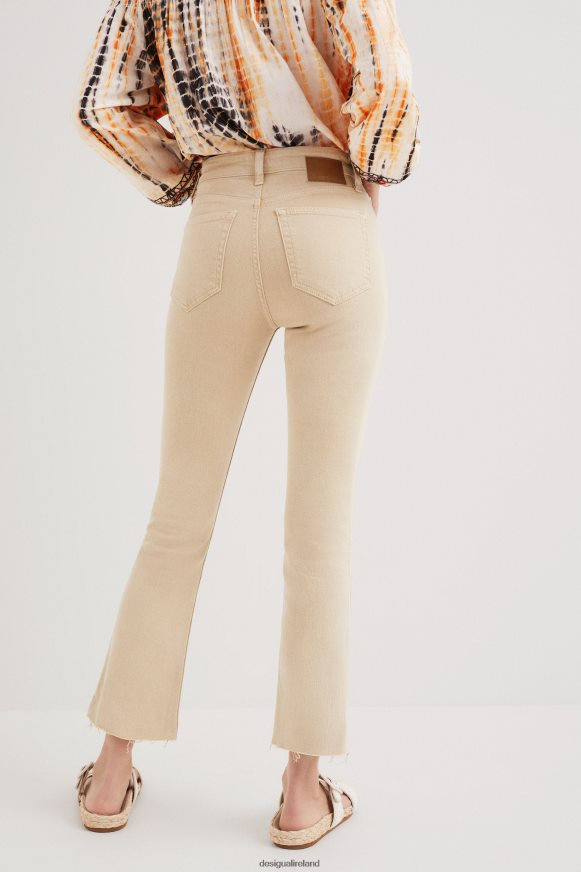 Desigual Women Flared cropped jeans Clothing PFVZ0B755