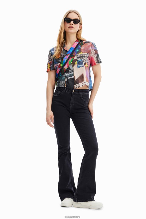 Desigual Women Flared jeans Clothing PFVZ0B581