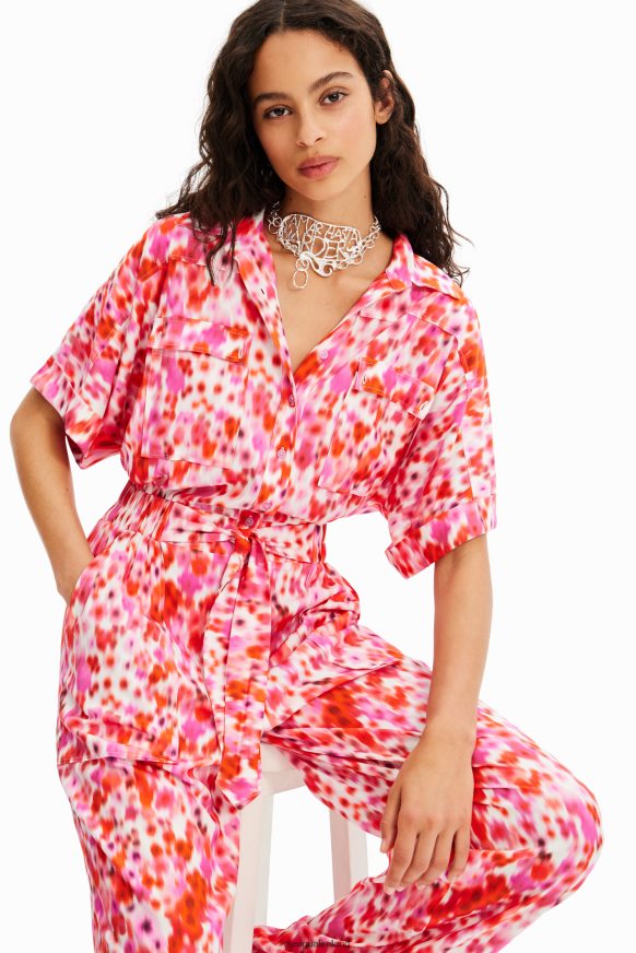 Desigual Women Floral boiler suit Clothing PFVZ0B463