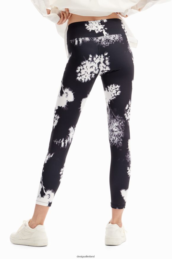 Desigual Women Floral sport leggings Clothing PFVZ0B119
