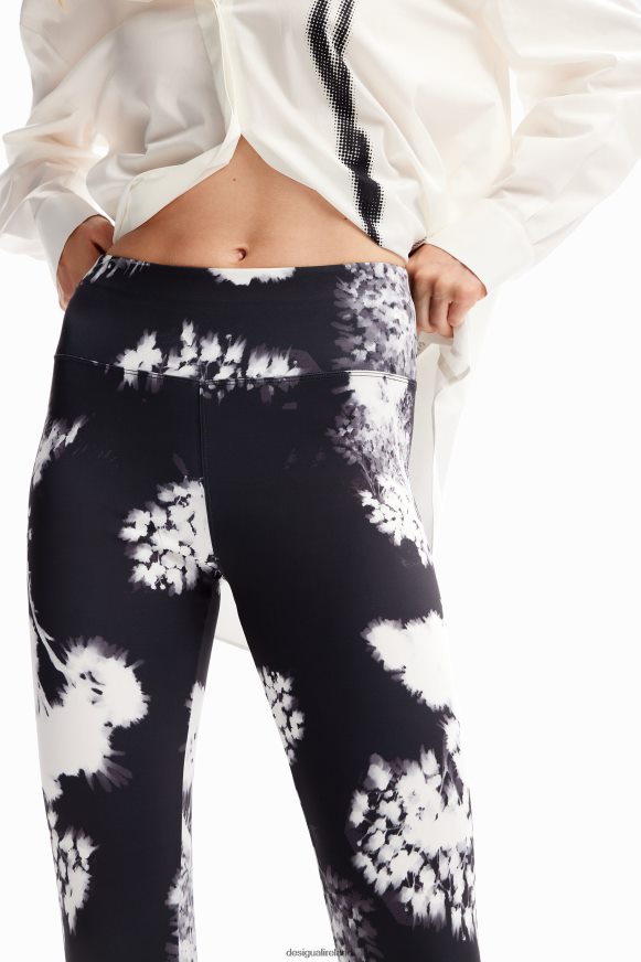 Desigual Women Floral sport leggings Clothing PFVZ0B119
