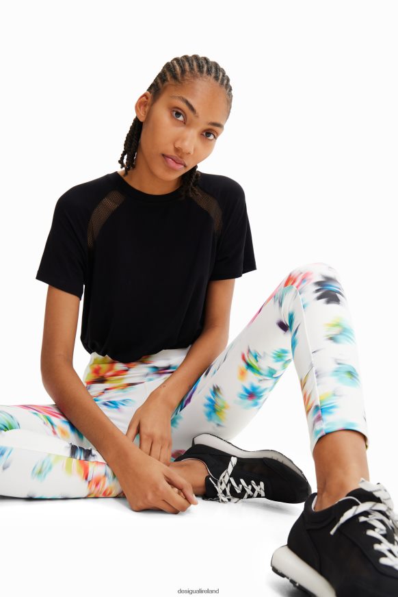 Desigual Women Floral sport leggings Clothing PFVZ0B507