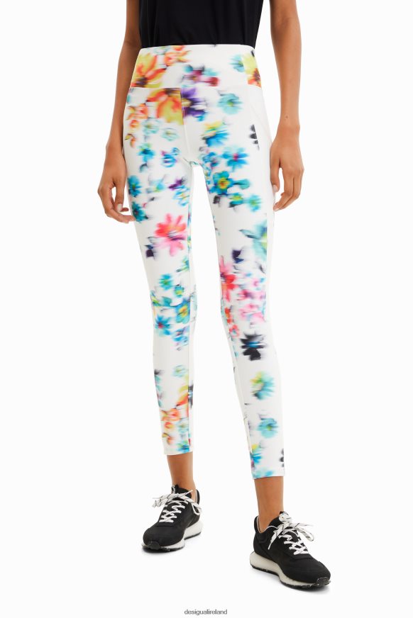 Desigual Women Floral sport leggings Clothing PFVZ0B507