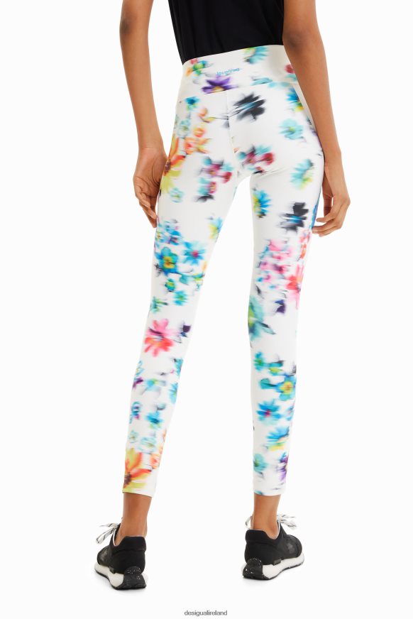 Desigual Women Floral sport leggings Clothing PFVZ0B507