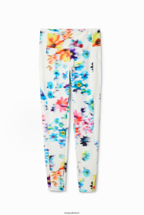 Desigual Women Floral sport leggings Clothing PFVZ0B507