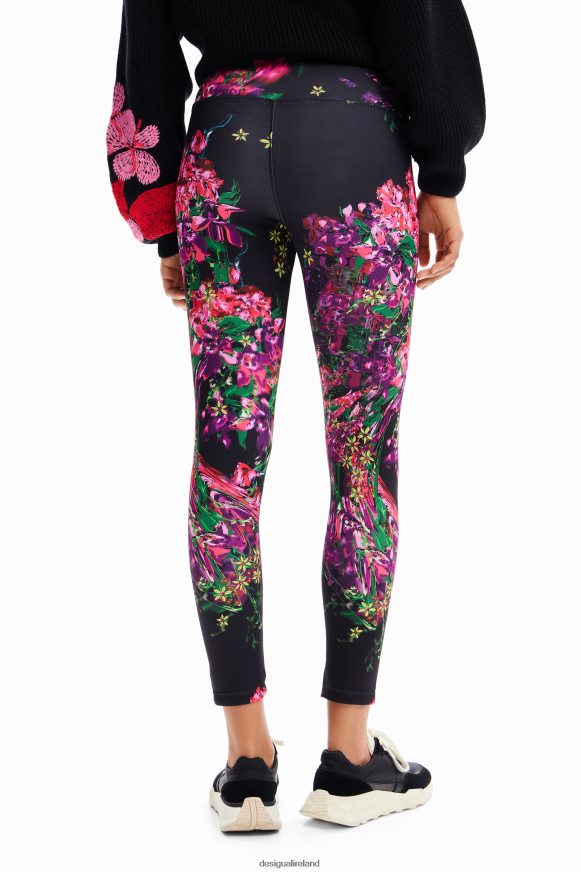 Desigual Women Floral sport leggings Clothing PFVZ0B97