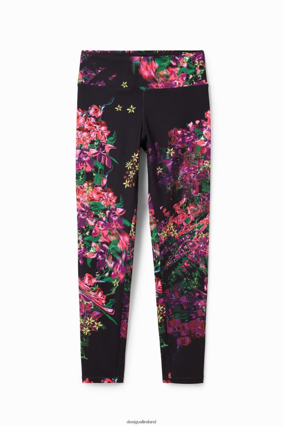 Desigual Women Floral sport leggings Clothing PFVZ0B97