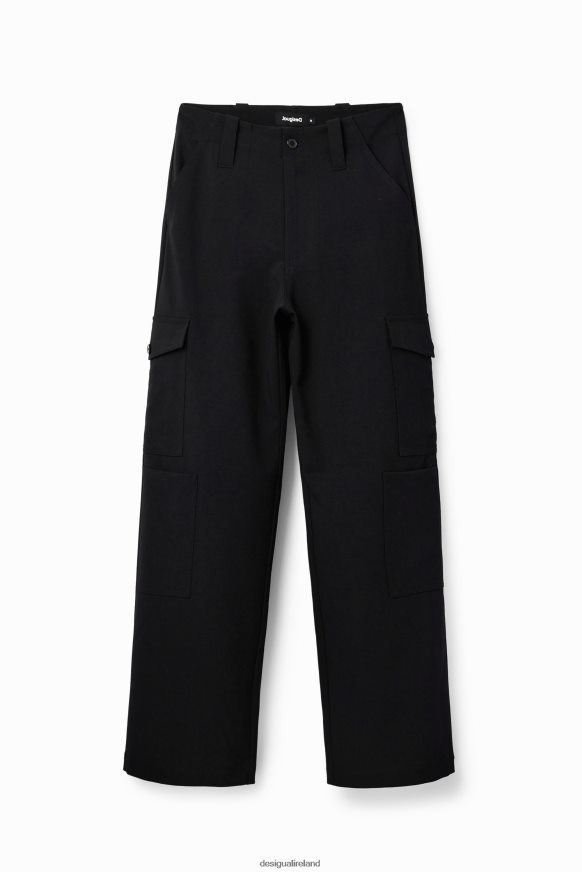 Desigual Women Flowy cargo trousers Clothing PFVZ0B198