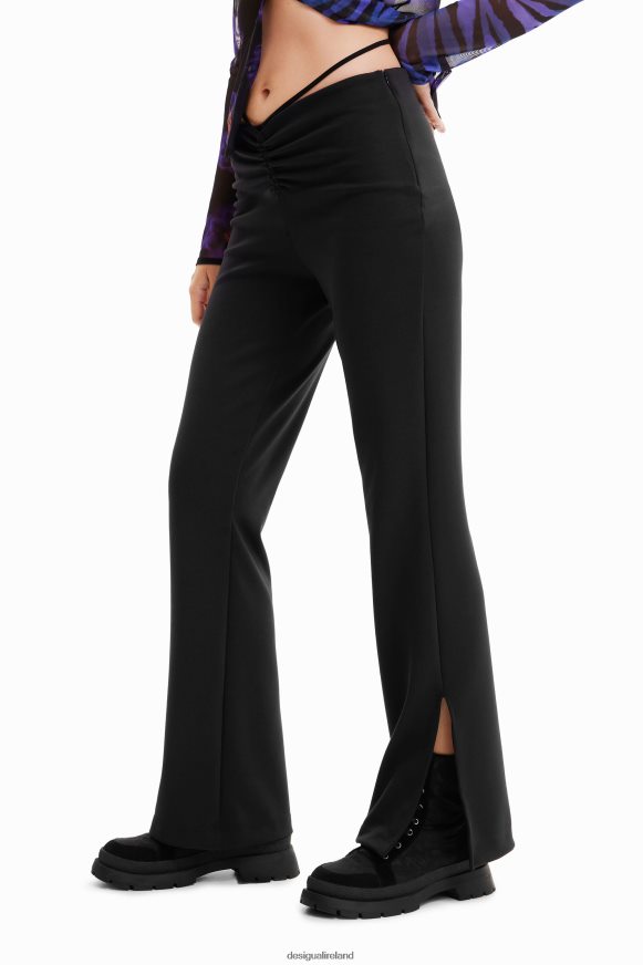 Desigual Women Gathered trousers with ties Clothing PFVZ0B706