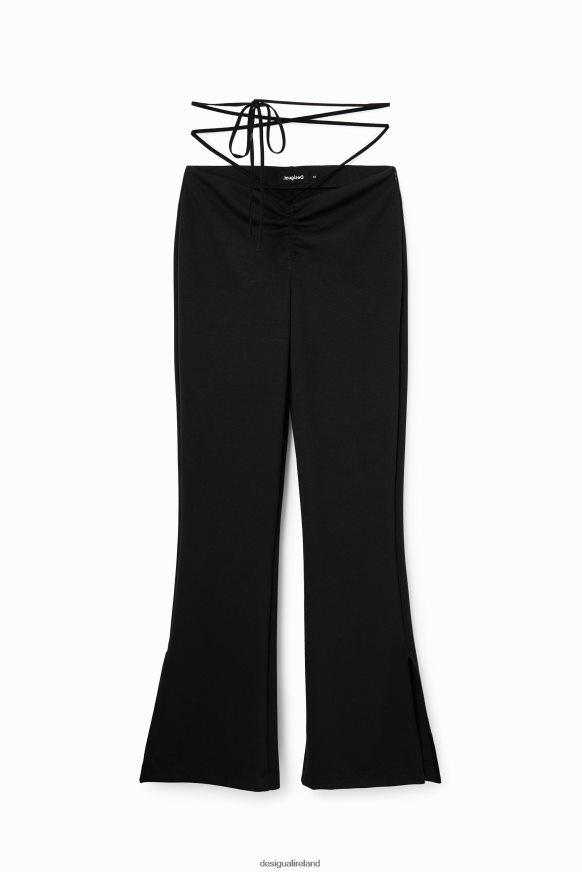 Desigual Women Gathered trousers with ties Clothing PFVZ0B706
